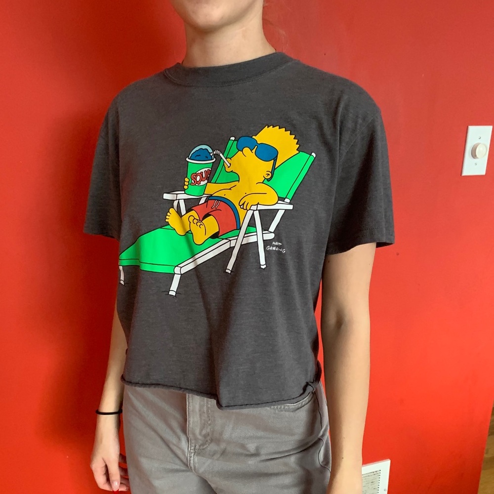 simpsons graphic tee
